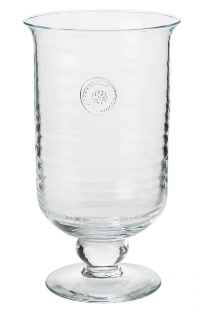 Juliska Berry & Thread Collection Medium Hurricane Candle Holder In Clear