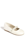 Nina Kids' 'nataly-t' Flat In Bone
