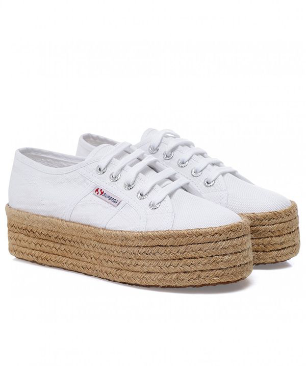 superga cotropew platform espadrille sneaker