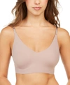 Calvin Klein Invisibles Comfort Lightly Lined Triangle Bralette Qf5753 In Cedar