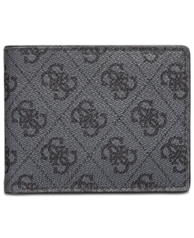  GUESS Vezzola Money Clip Card Case Brown : Clothing