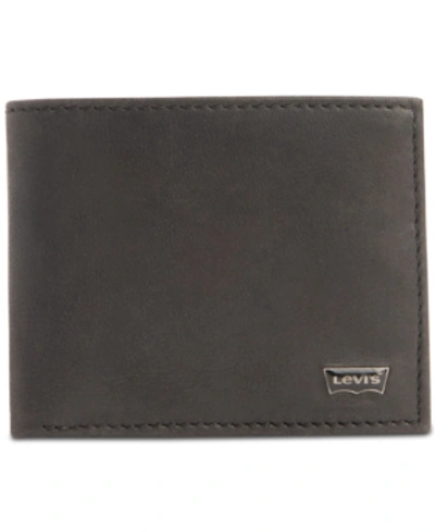 Levi's Men's Andrew Traveler Wallet In Black