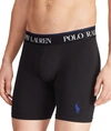 Polo Ralph Lauren Men's Stretch Jersey Boxer Briefs In Polo Black