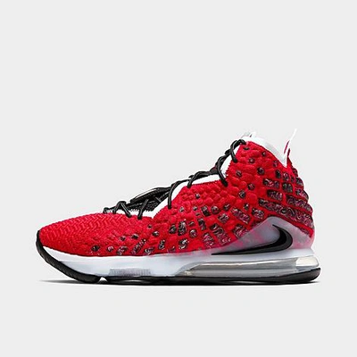 Nike Lebron 17 Basketball Shoe (university Red) - Clearance Sale In University Red/black/white