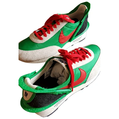 Pre-owned Nike Daybreak Cloth Low Trainers In Green