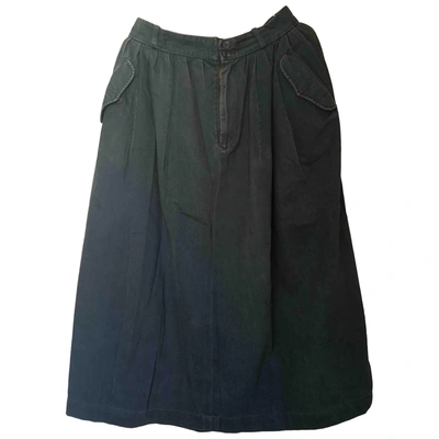 Pre-owned Polo Ralph Lauren Maxi Skirt In Green