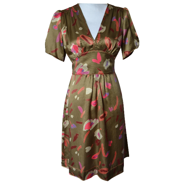 Pre-owned Essentiel Antwerp Multicolour Silk Dress | ModeSens