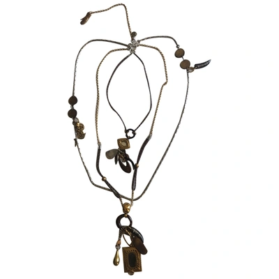 Pre-owned Reminiscence Long Necklace In Brown