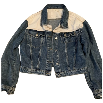 Pre-owned Maje Spring Summer 2019 Blue Denim - Jeans Jacket
