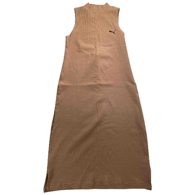 Pre-owned Puma Brown Cotton Dress
