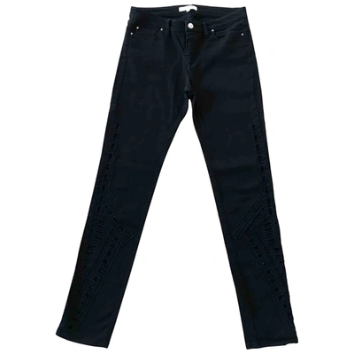 Pre-owned Iro Slim Jeans In Black