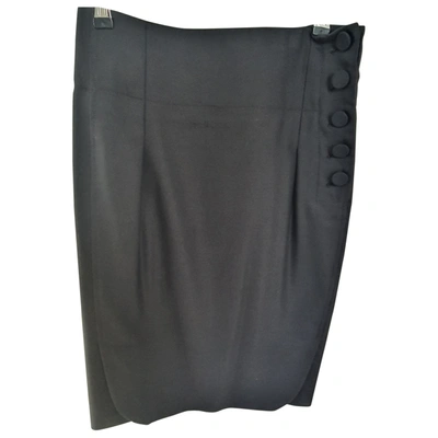 Pre-owned Reiss Mid-length Skirt In Anthracite