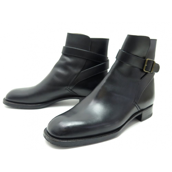 Pre-owned Jm Weston Black Leather Boots | ModeSens