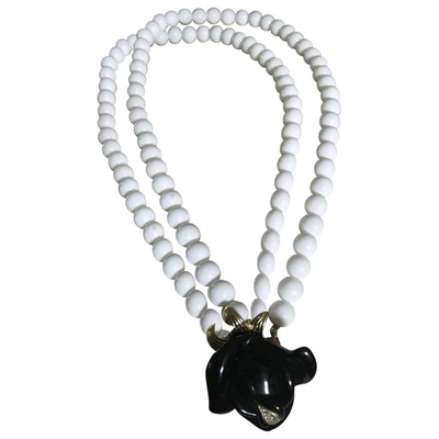 Pre-owned Kenneth Jay Lane Pearls Necklace In Multicolour