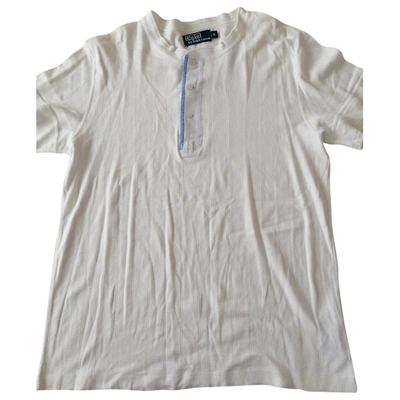 Pre-owned Polo Ralph Lauren White Cotton T-shirt