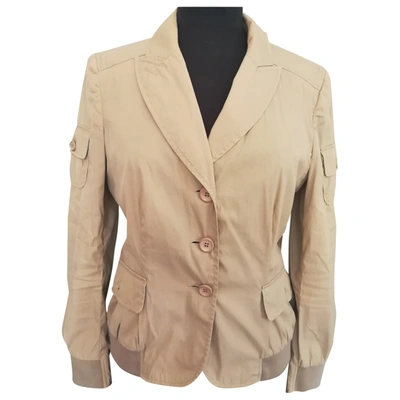 Pre-owned Moschino Cheap And Chic Jacket In Beige