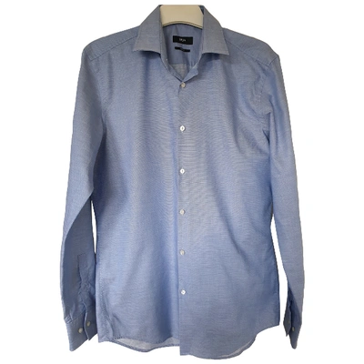 Pre-owned Hugo Boss Shirt In Blue