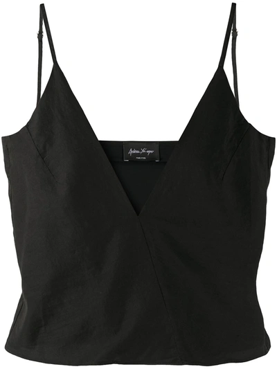 Andrea Ya'aqov V-neck Tank Top In Black