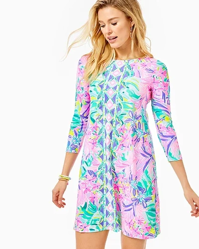 Lilly Pulitzer Women's Ophelia Swing Dress In Pink Size Xl, In A Holidaze Engineered Dress -
