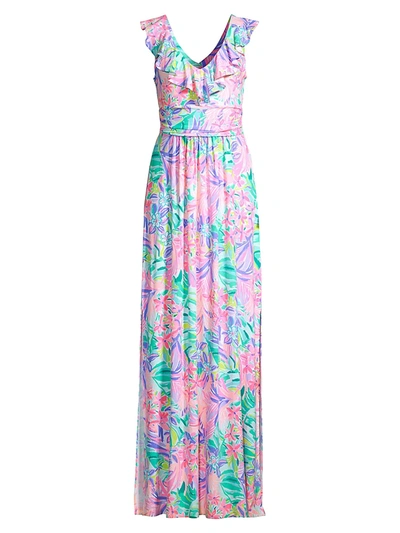 lilly pulitzer mirella maxi dress Lilly Pulitzer Women's Mirella Printed Maxi Dress In Multi It Was All A  Dream