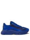 Dolce & Gabbana Daymaster Sneakers In Stretch Knit Fabric In Blue