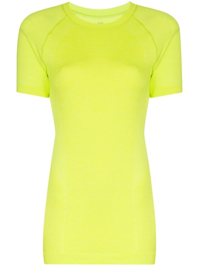 Sweaty Betty Athlete Seamless Workout T-shirt In Yellow