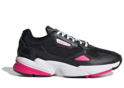 Pre-owned Adidas Originals Adidas Falcon Core Black (women's) In Core Black/shock Pink/cloud White