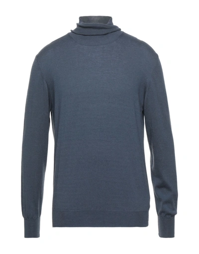 Ballantyne Turtlenecks In Slate Blue