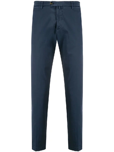 Briglia 1949 Mid-rise Chino Trousers In Blue