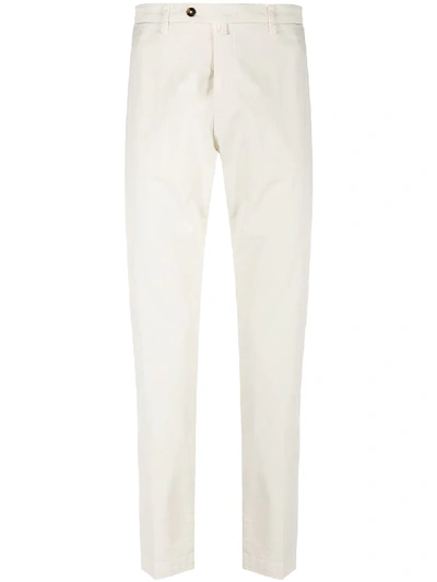 Briglia 1949 Plain Slim-fit Chinos In Neutrals