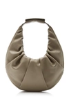 Staud Women's Moon Leather Hobo Bag In Grey