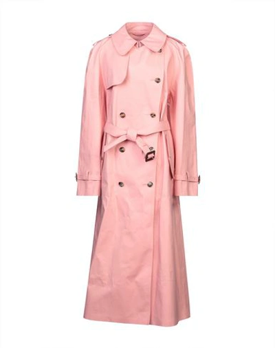 Maison Margiela Full-length Jacket In Pink