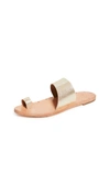 Beek Finch Toe Ring Slides In Gold