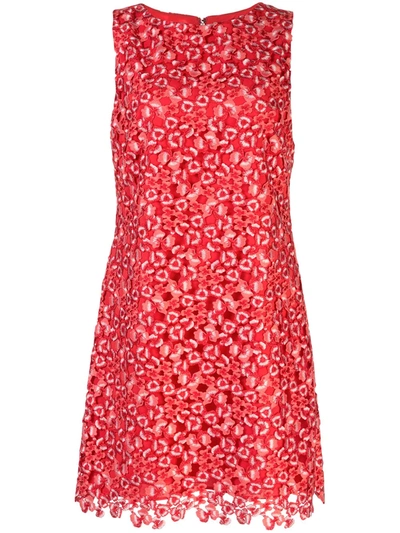 Alice And Olivia Alice + Olivia Clyde Lace Shift Dress In Multi-colour