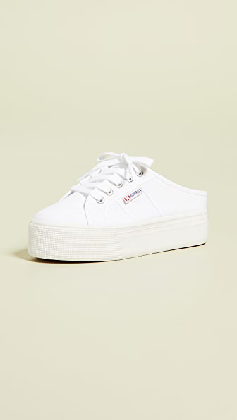 Superga Women's 2284 Cotu Platform Slip-on Sneakers Women's Shoes In White  | ModeSens