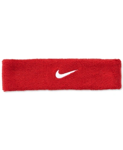 Nike Swoosh Headband In Red