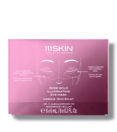 111skin Rose Gold Illuminating Eye Mask (8 X 6ml) In White