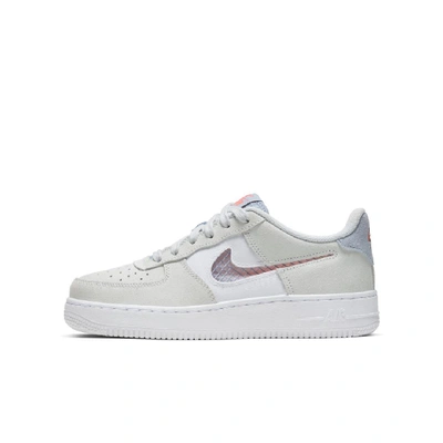 Nike Air Force 1 Lv8 Big Kids' Shoe In Silver