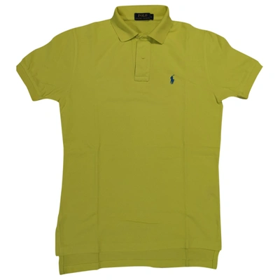 Pre-owned Polo Ralph Lauren Polo Cintré Manches Courtes Polo Shirt In Yellow