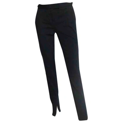 Pre-owned Givenchy Large Trousers In Black
