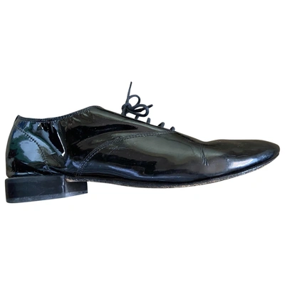 Pre-owned Repetto Leather Lace Ups In Black