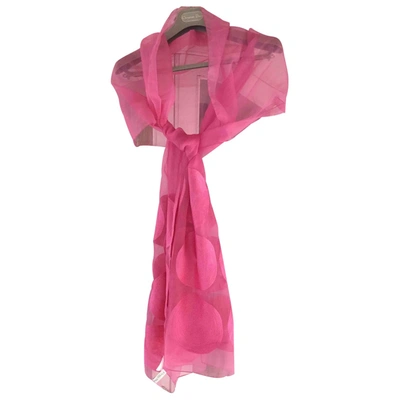 Pre-owned Dior Silk Stole In Pink