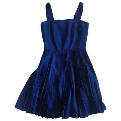 Pre-owned Versus Mini Dress In Blue