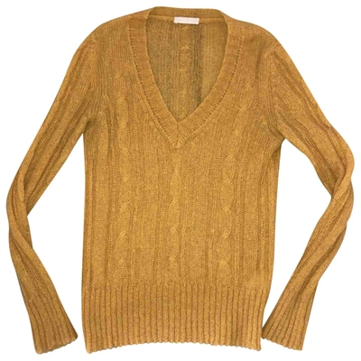 Pre-owned Ermanno Scervino Wool Jumper In Yellow
