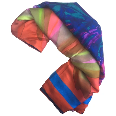Pre-owned Pierre-louis Mascia Silk Neckerchief In Multicolour