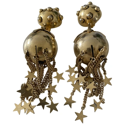 Pre-owned Sharra Pagano Earrings In Gold