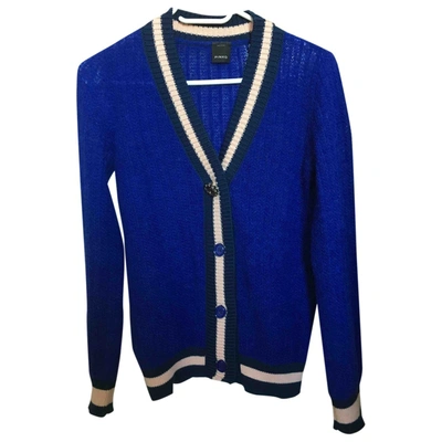 Pre-owned Pinko Wool Jacket In Blue