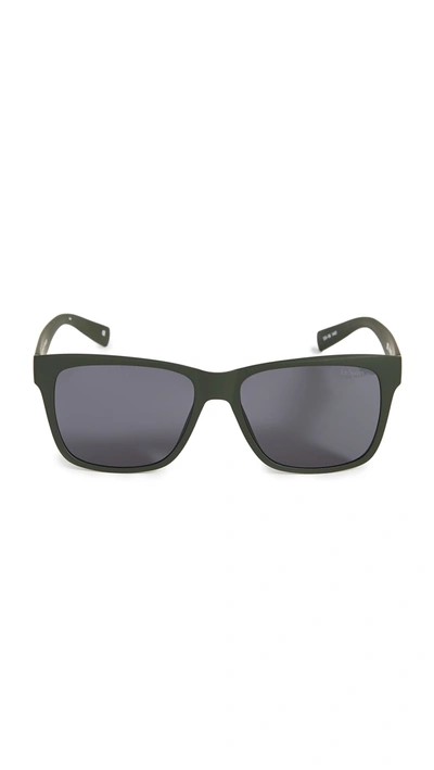 Le Specs Systematci 55mm Sunglasses In Black/ Green