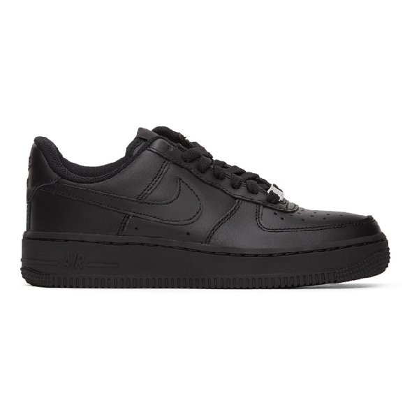 Nike Triple Black Air Force 1 '07 Sneakers In Black/black | ModeSens