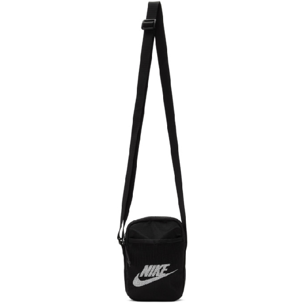 Nike Black Small Heritage Crossbody Bag In 010blackbla | ModeSens